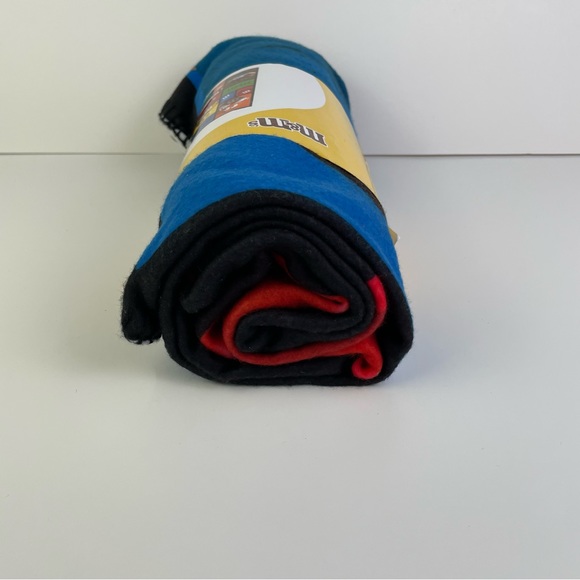 M&M'S Bedding Mm Fleece Blanket Throw W Characters Blue Brown Green Red Orange Yellow 29